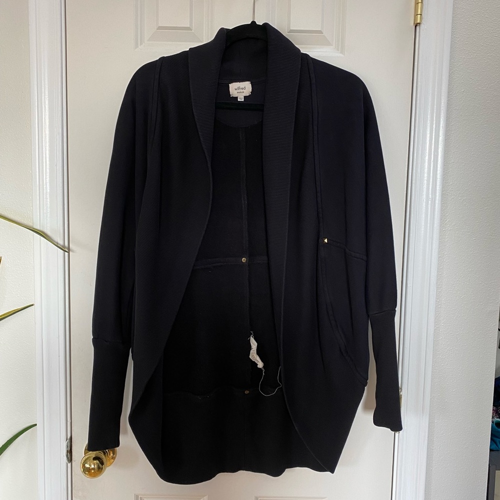 Aritzia Diderot Black Cocoon Sweater